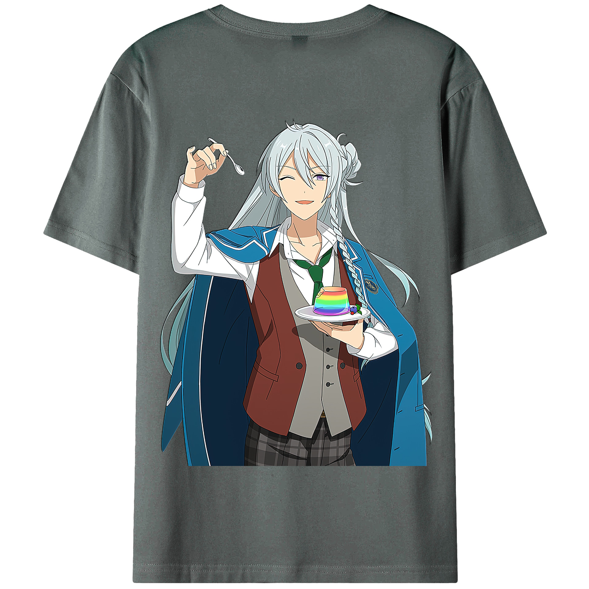 （画像用） あんさんぶるスターズ! Ensemble Stars 綿100％半袖Tシャツ（背面プリント）